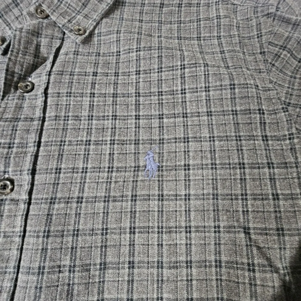 Polo Ralph Lauren Plaid Flannel Button Down Shirt Men's Size Medium Classic Fit